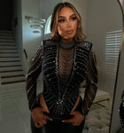 Dubai nights crystal bodysuit