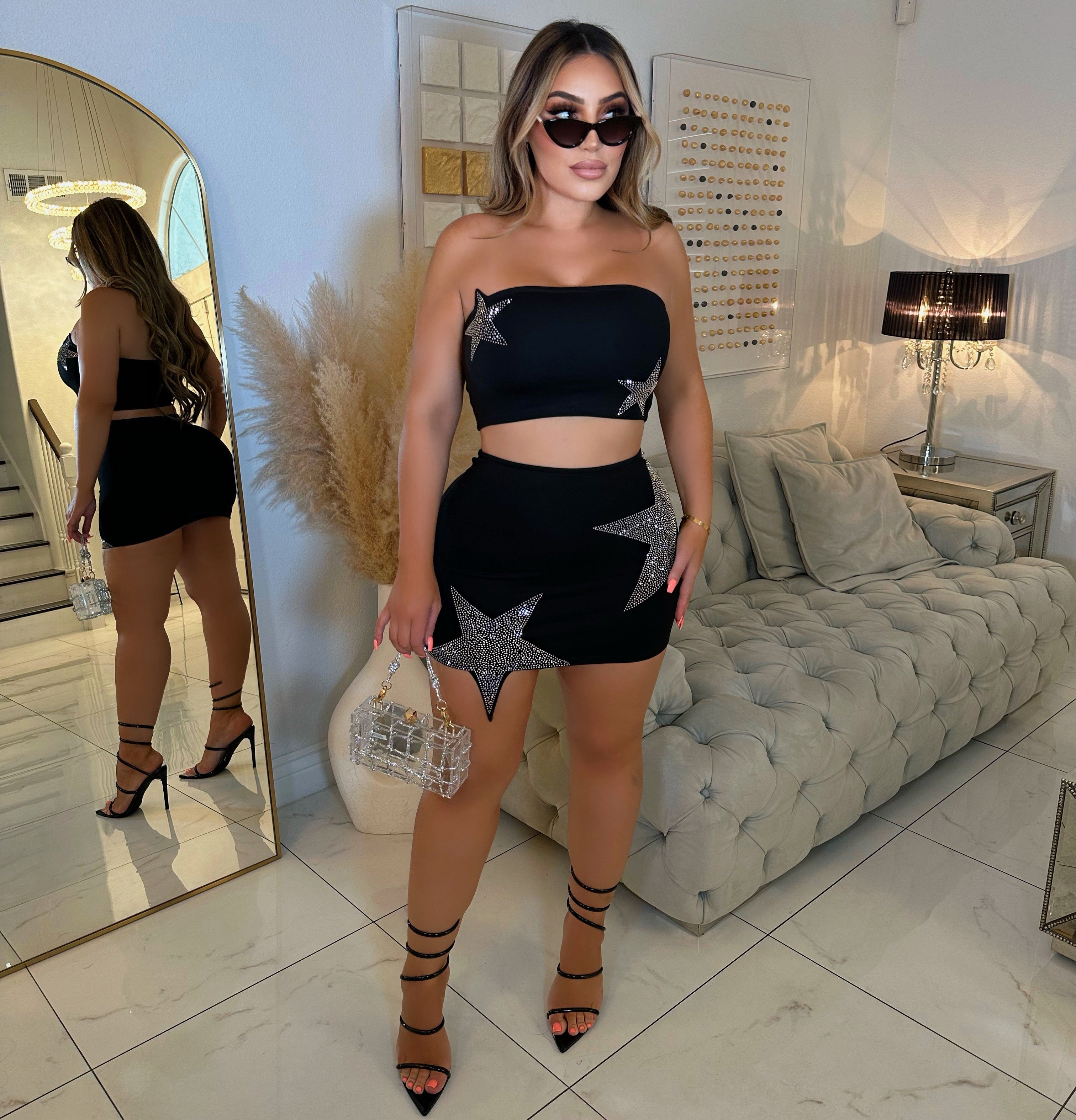 Keniaos skirt set