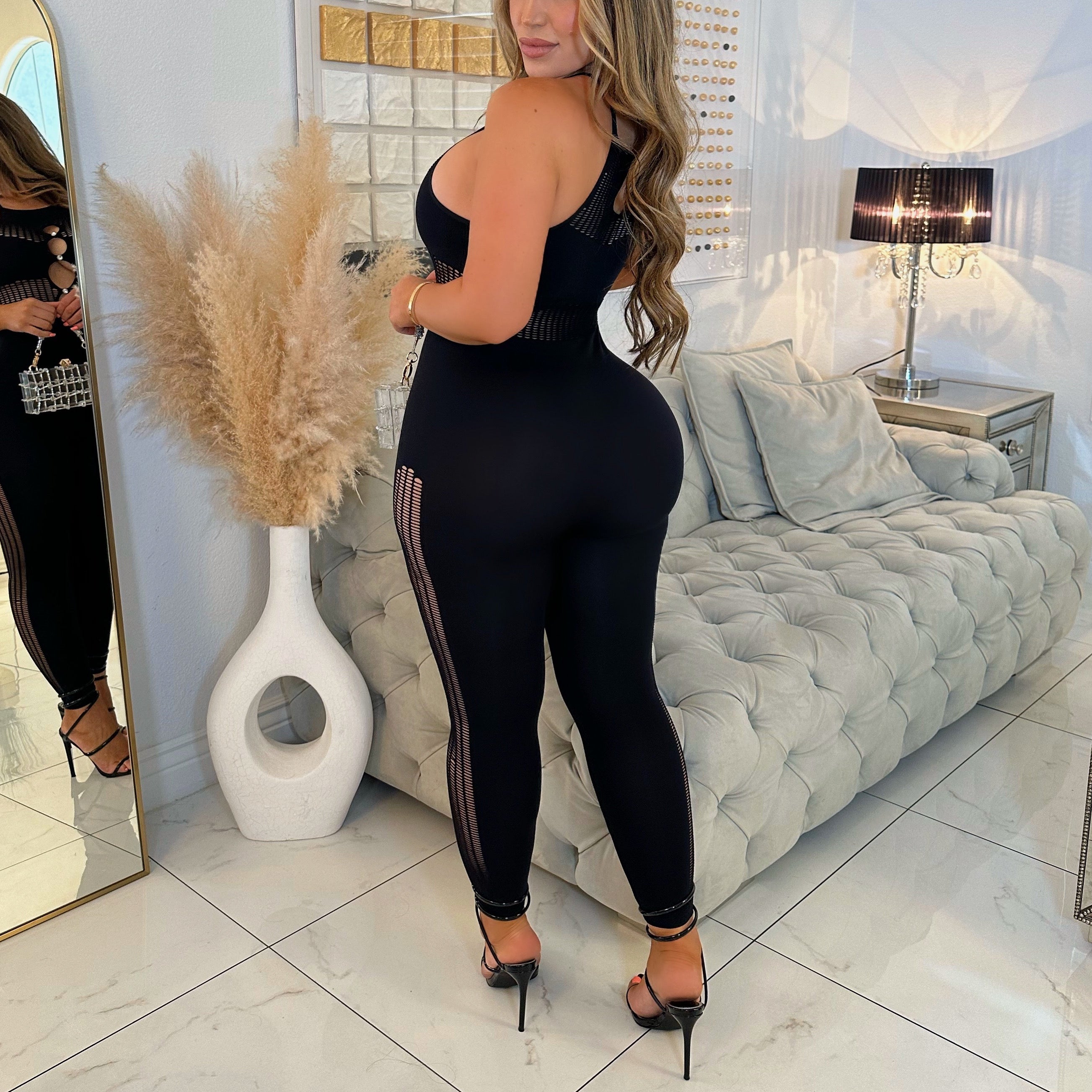 Club hopping jumpsuit