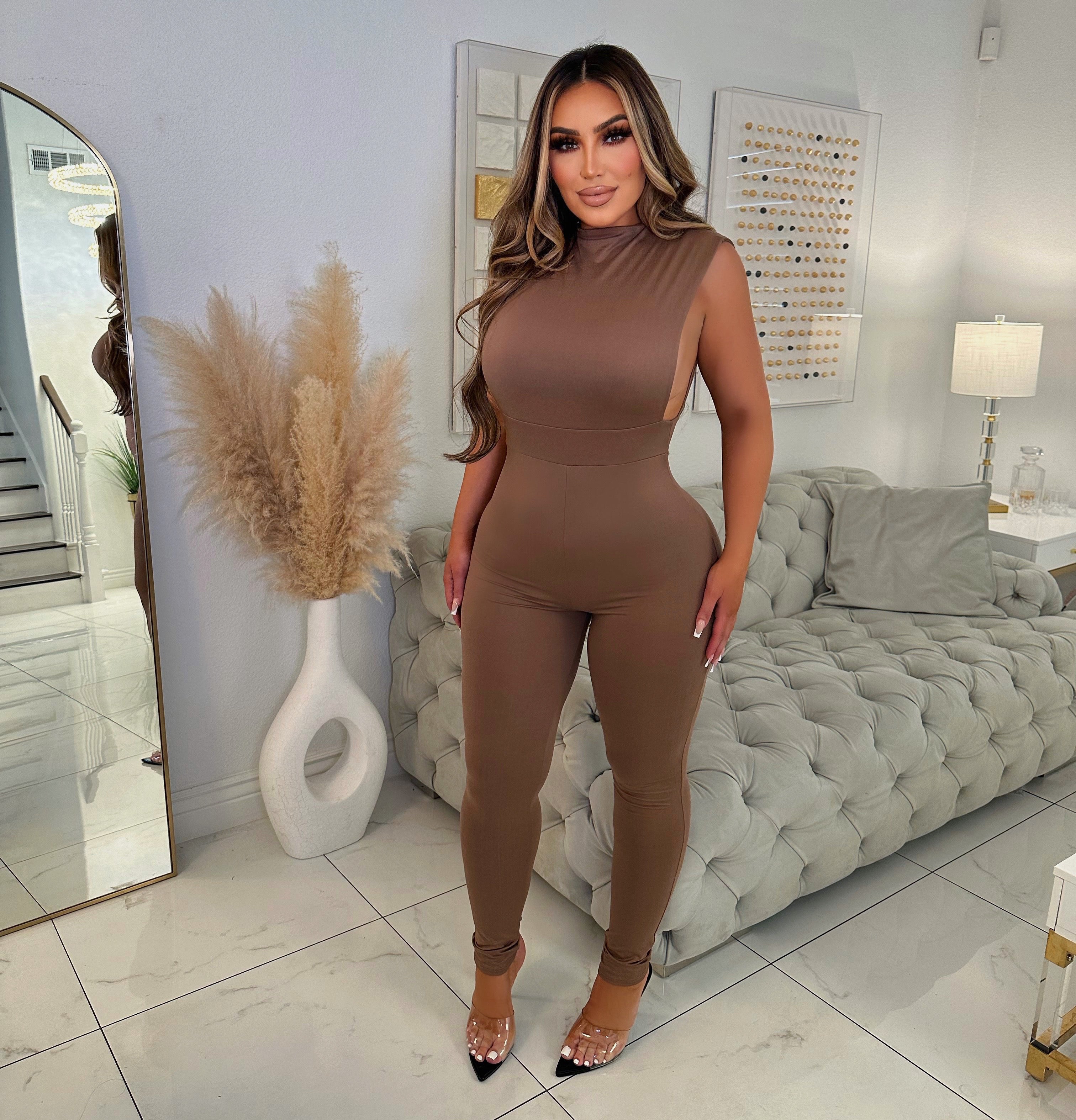 Jamila jumpsuit-Mocha