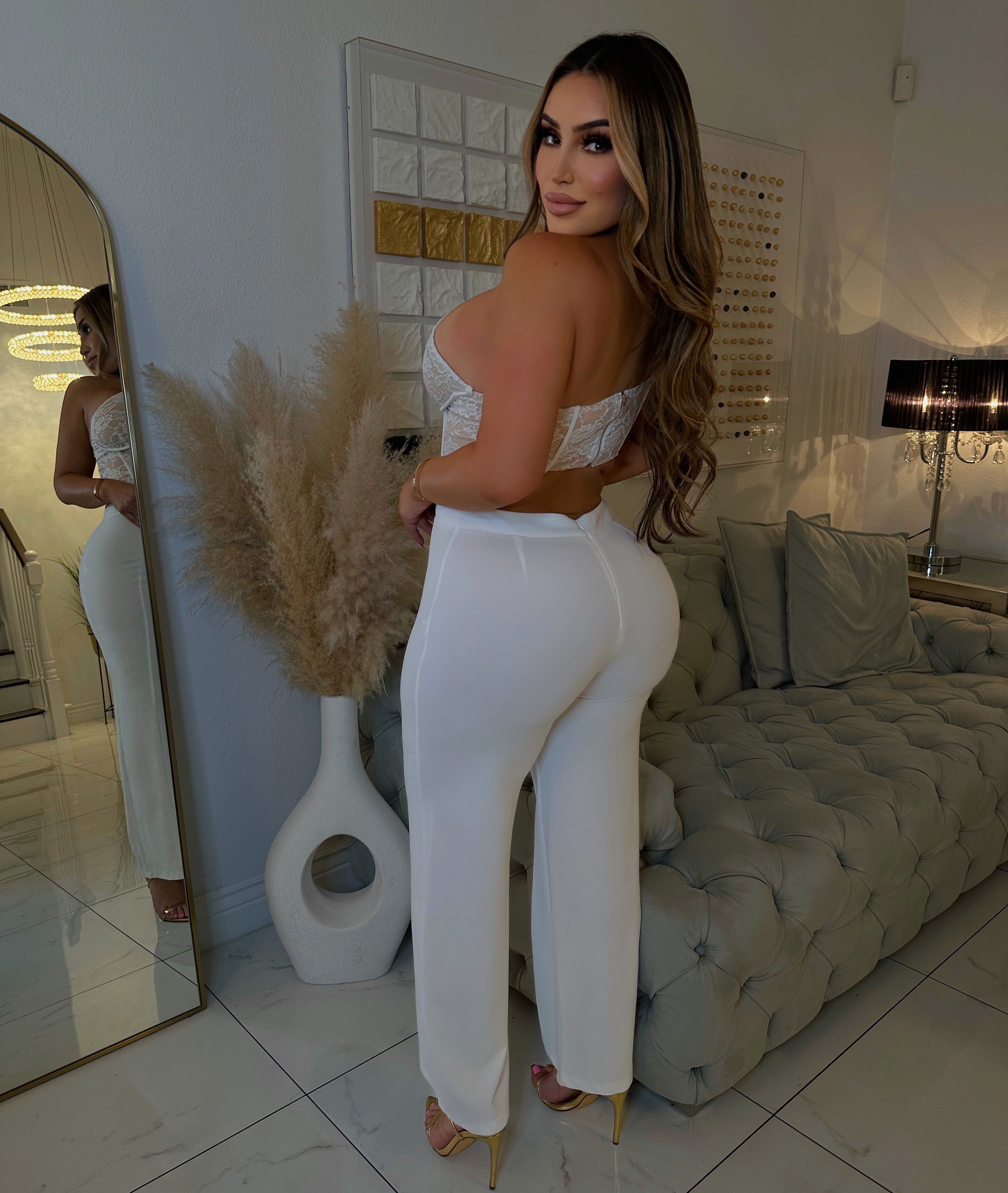 Mirka jumpsuit-Ivory