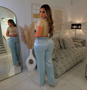 Luxury silky bottoms-Sage