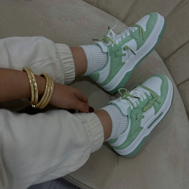 Iconic sage sneakers