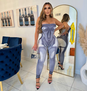 Small waist jumpsuit