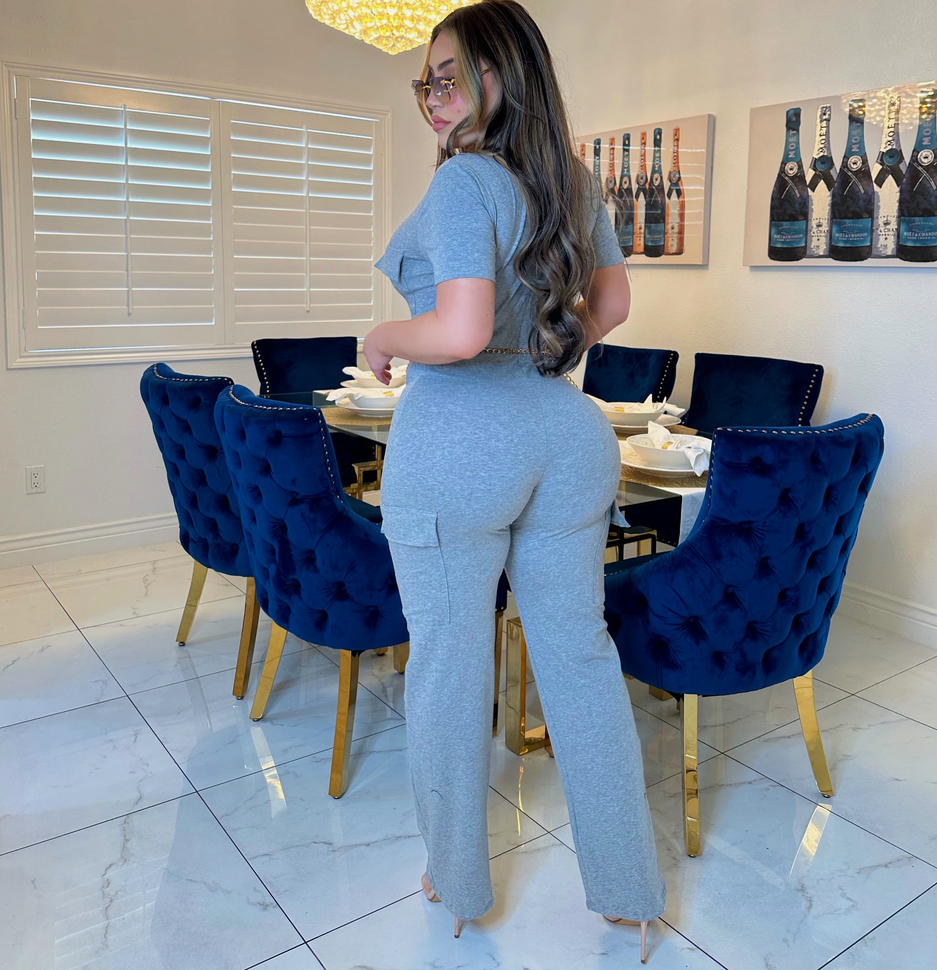 Noelia jumpsuit-Gray