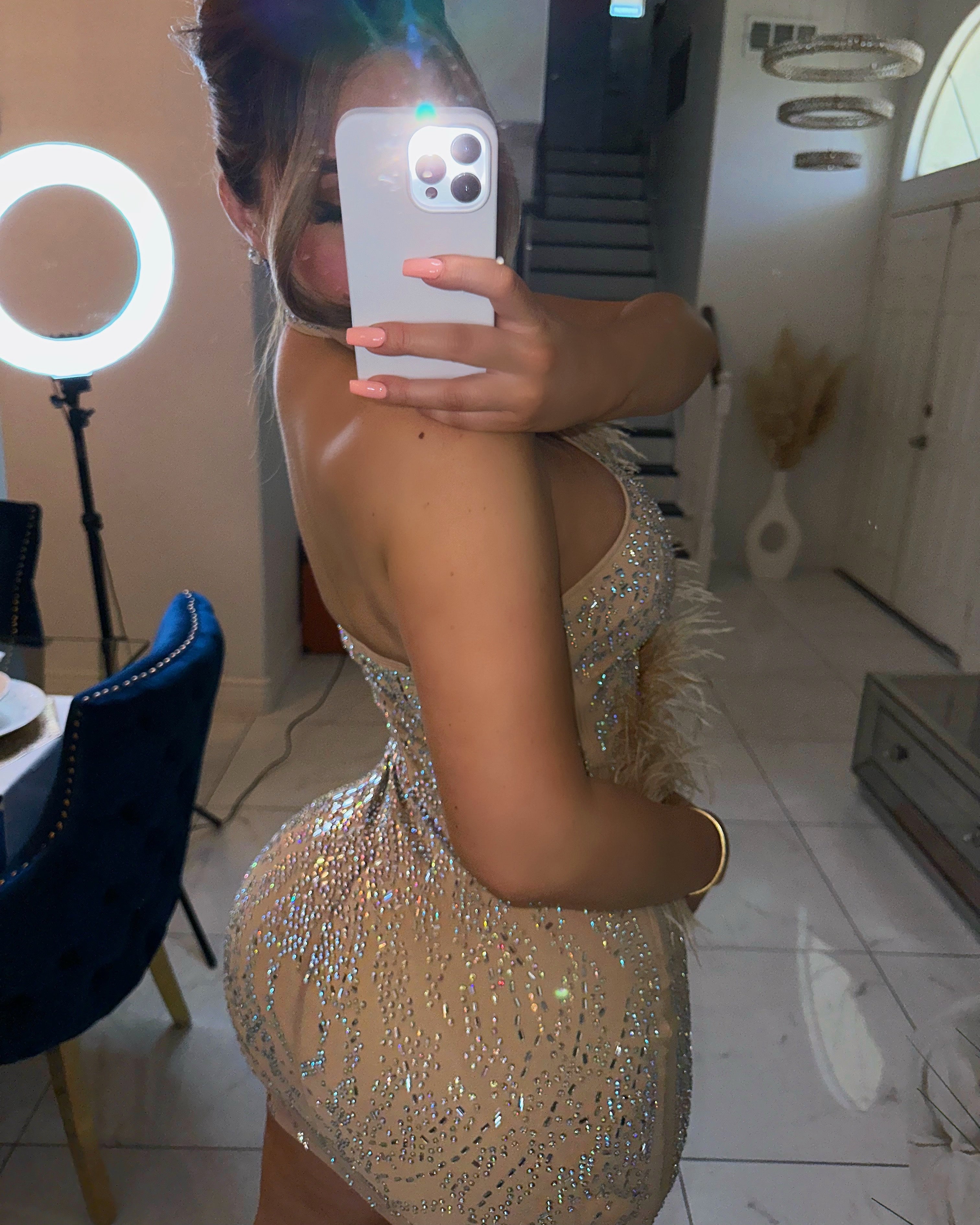 Carlota crystal dress