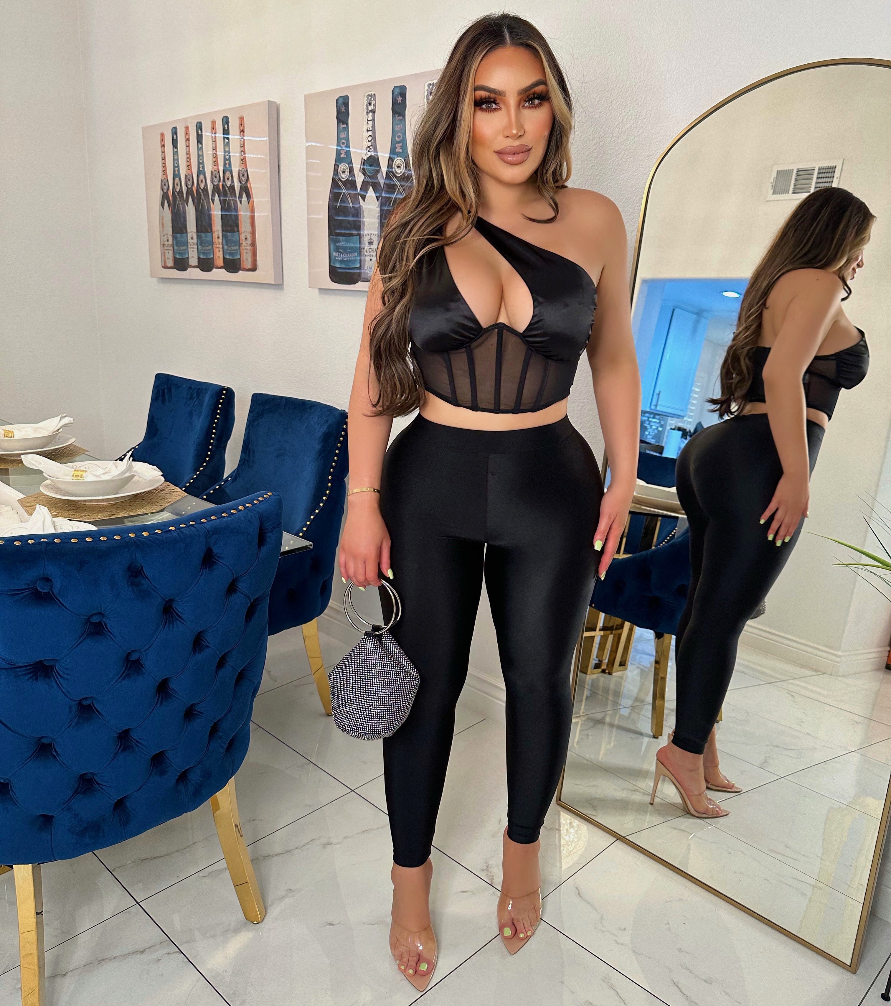 Like a glove leggings-Black
