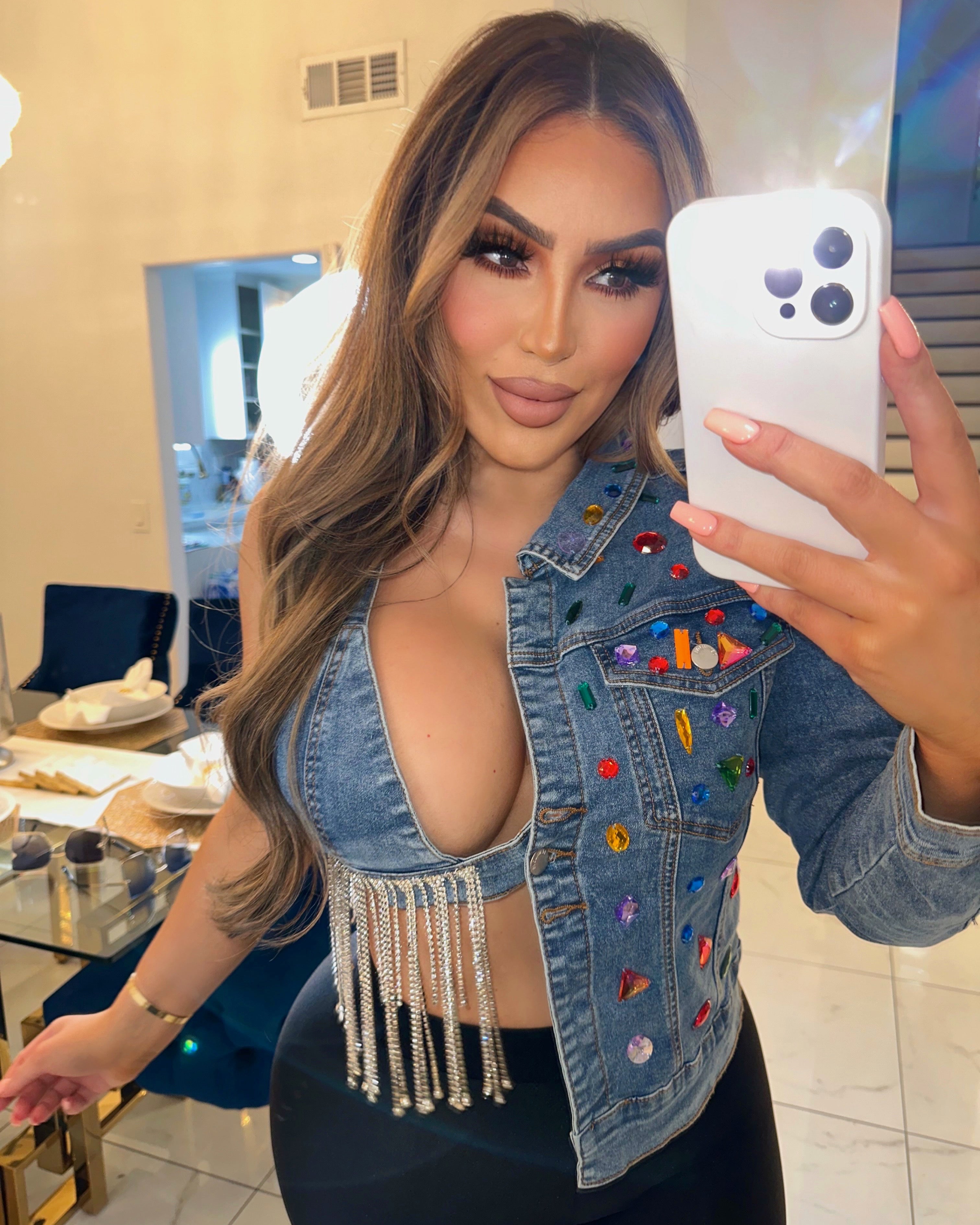 Sheila denim top