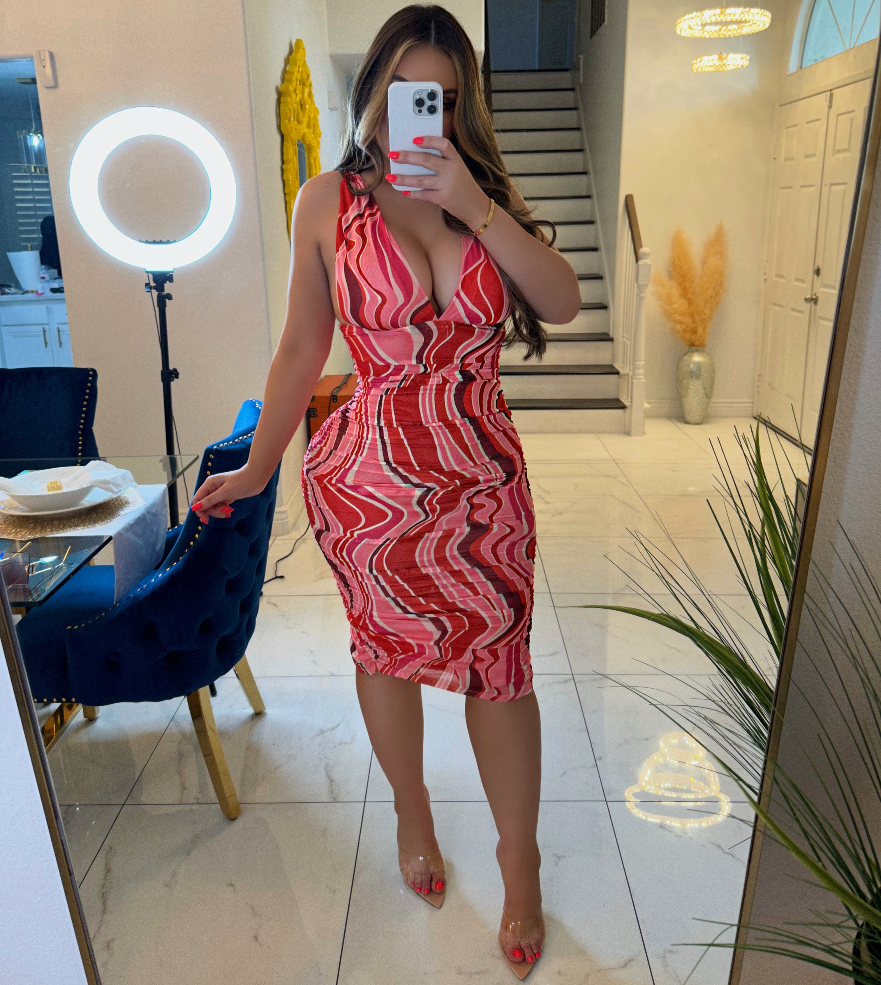 Romantic midi dress