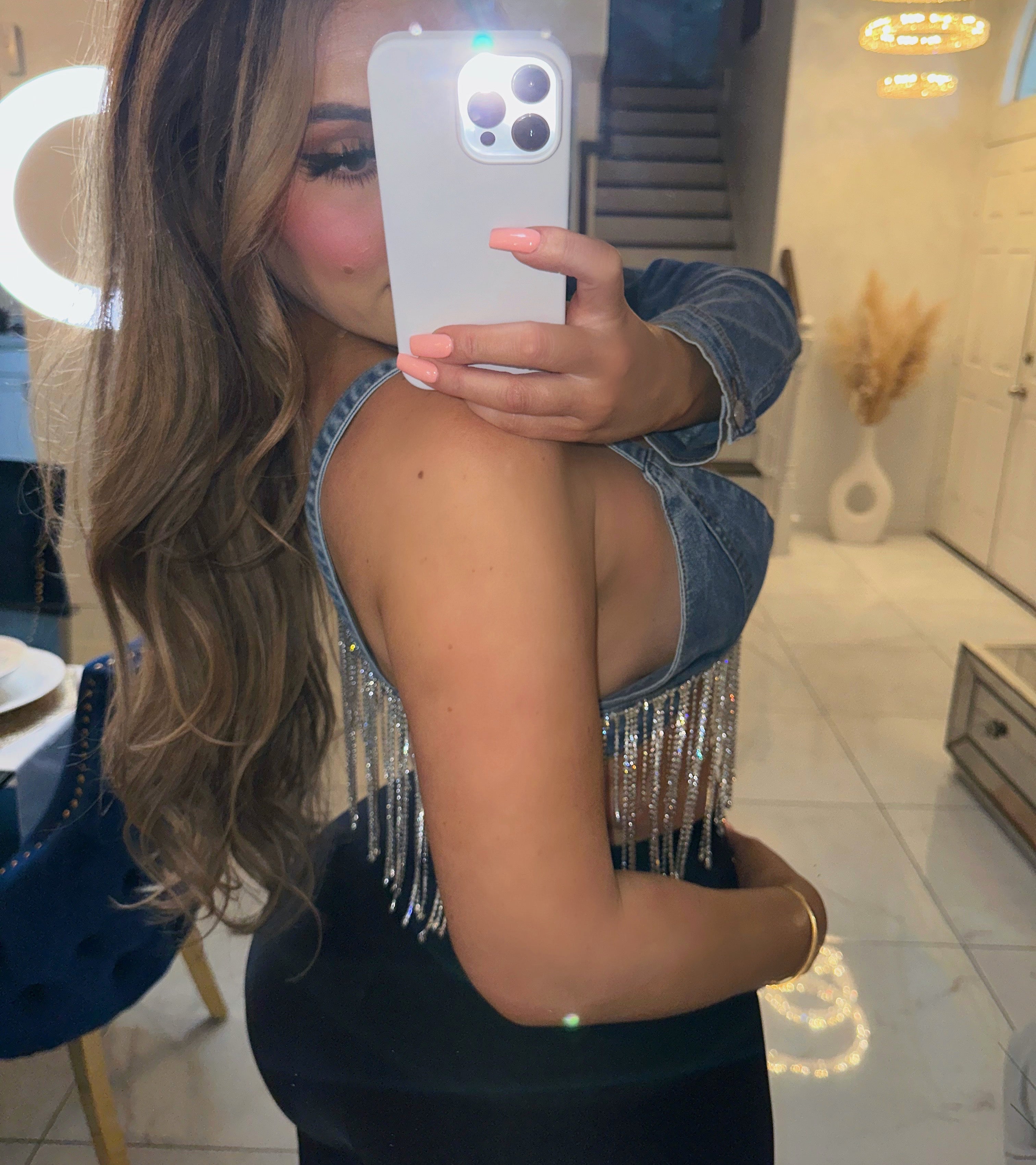 Sheila denim top