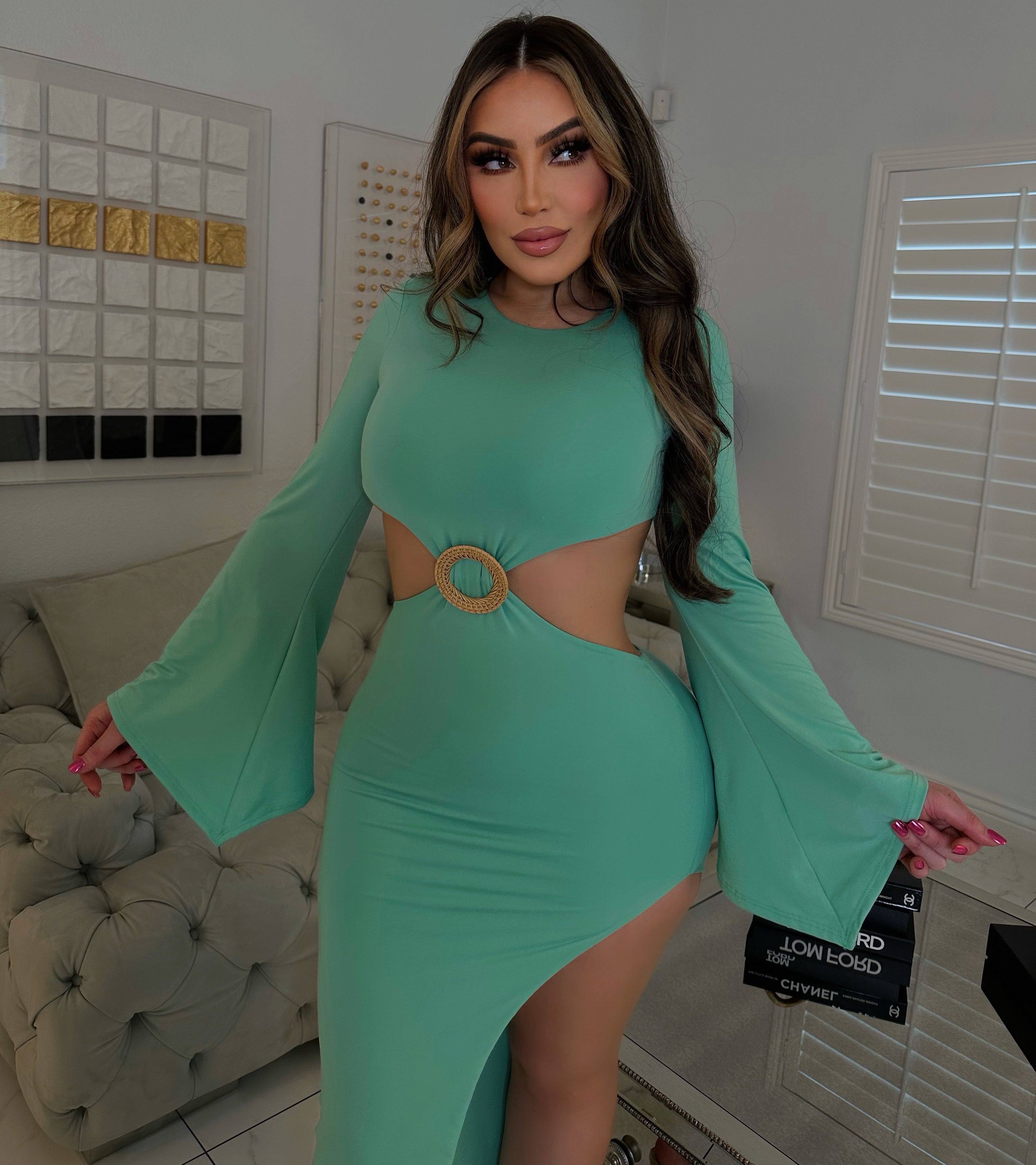 Kendra dress-Mint