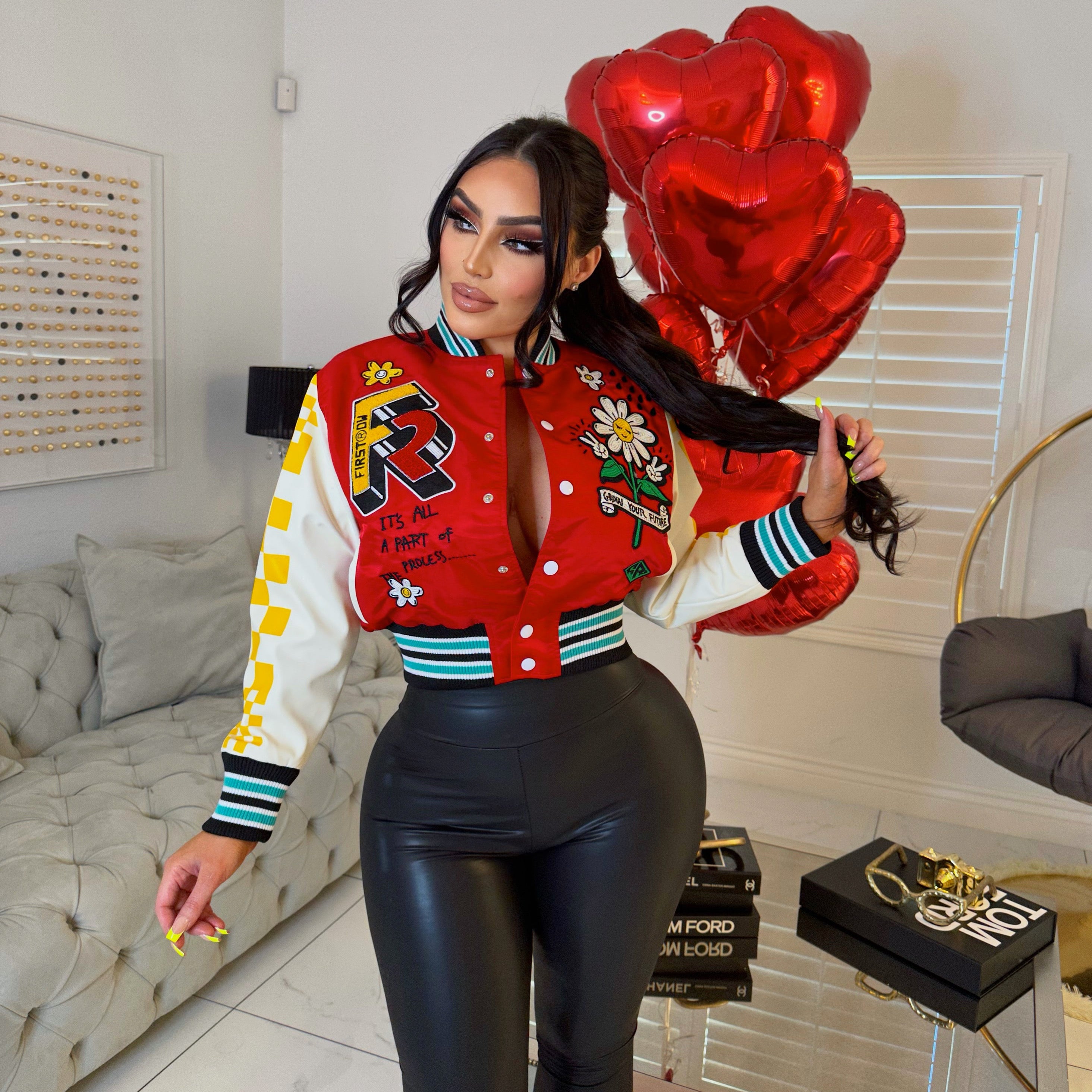 Varsity jacket-Red