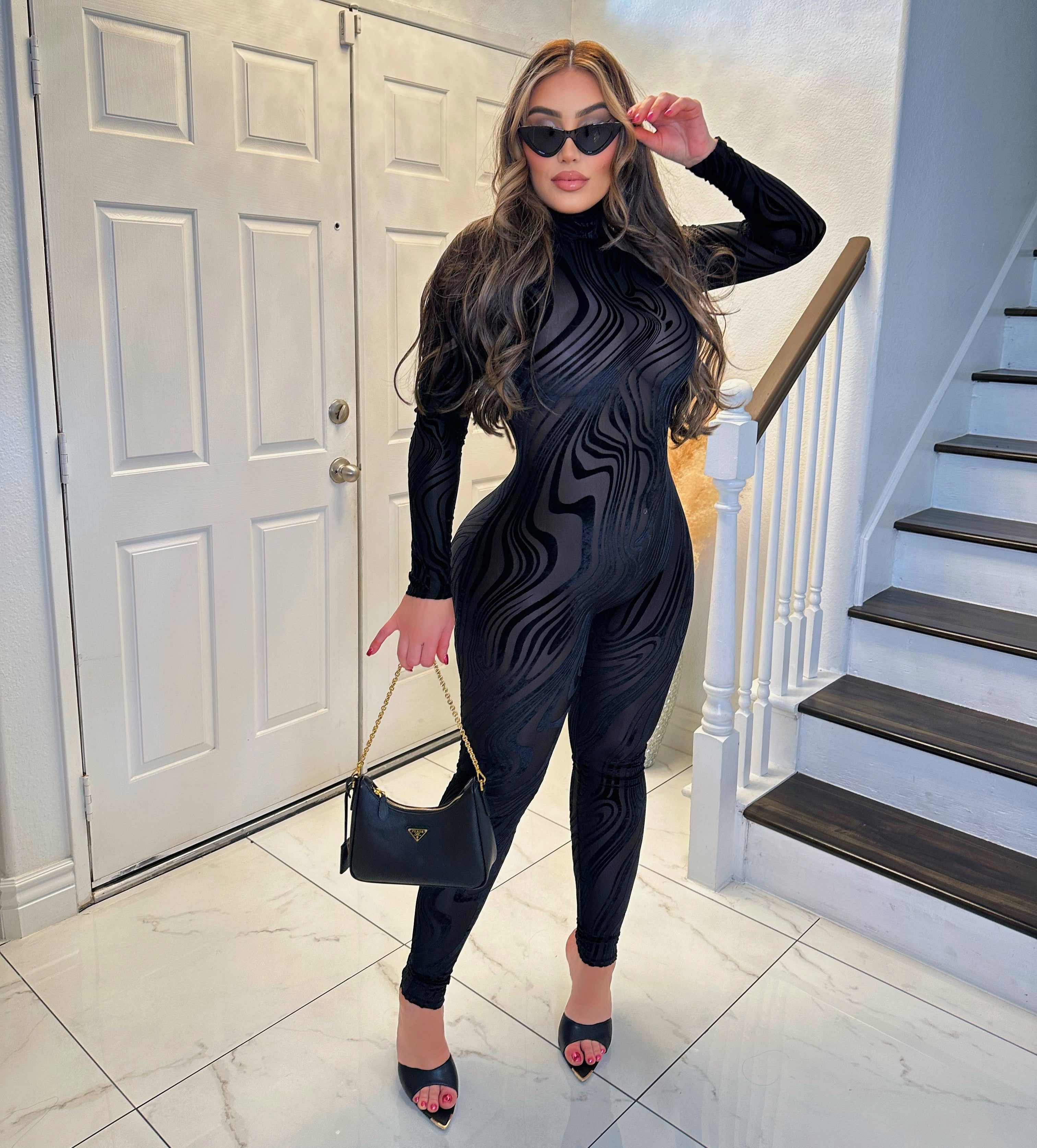 Marcia mesh jumpsuit