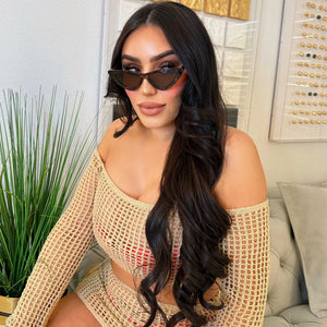 Cat eye sunnies-Leopard