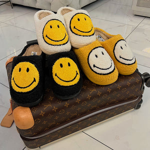 Smiley slippers-Yellow
