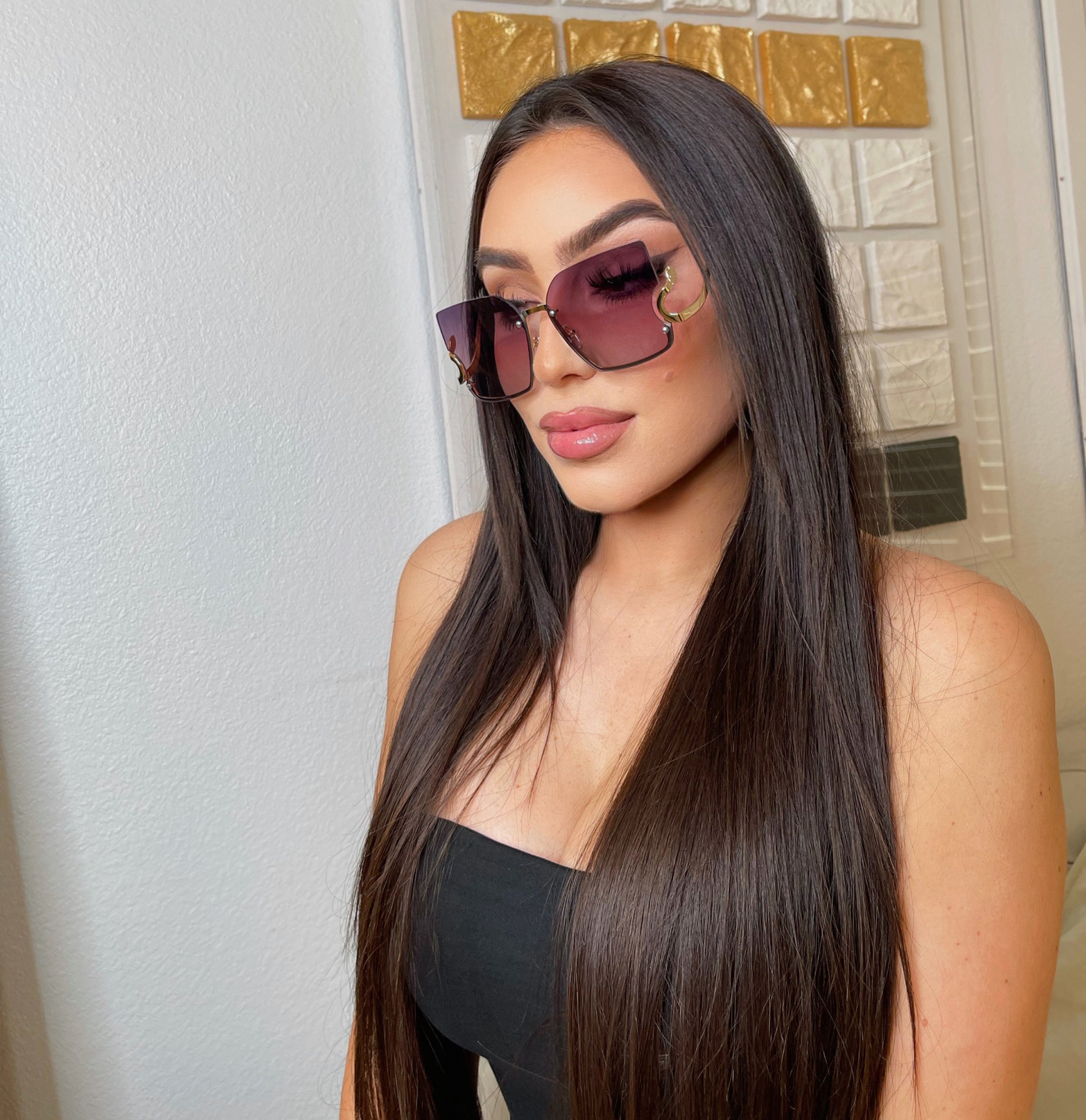 Snake sunglasses-Purple
